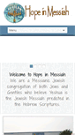 Mobile Screenshot of hopeinmessiah.org