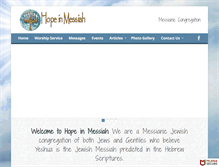 Tablet Screenshot of hopeinmessiah.org